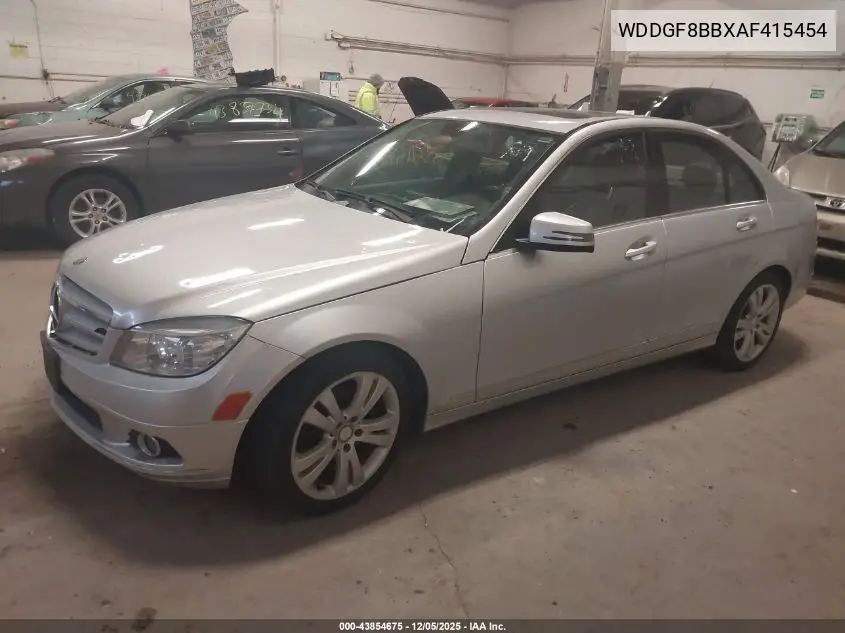 WDDGF8BBXAF415454 2010 Mercedes-Benz C 300 Luxury 4Matic