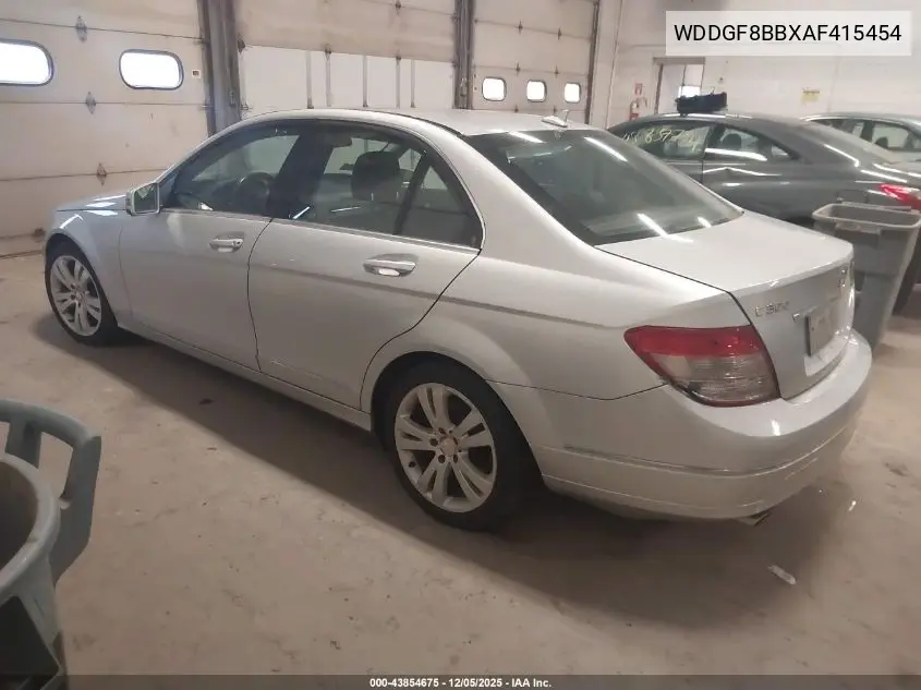 WDDGF8BBXAF415454 2010 Mercedes-Benz C 300 Luxury 4Matic