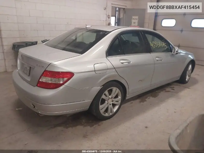 WDDGF8BBXAF415454 2010 Mercedes-Benz C 300 Luxury 4Matic