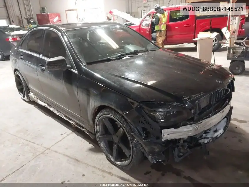 WDDGF8BB0BR148521 2011 Mercedes-Benz C 300 Sport 4Matic