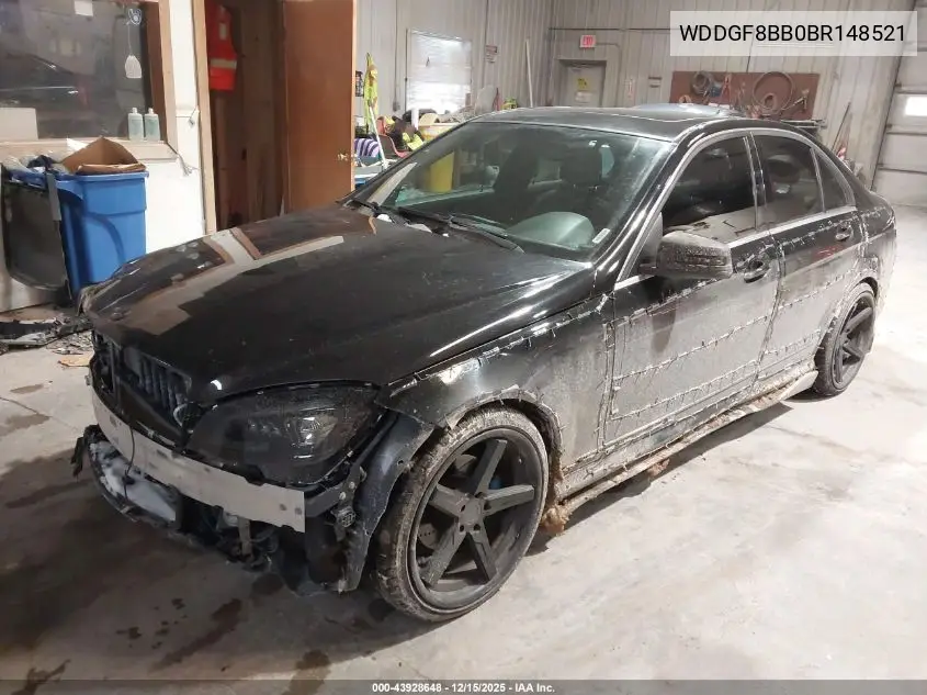 WDDGF8BB0BR148521 2011 Mercedes-Benz C 300 Sport 4Matic