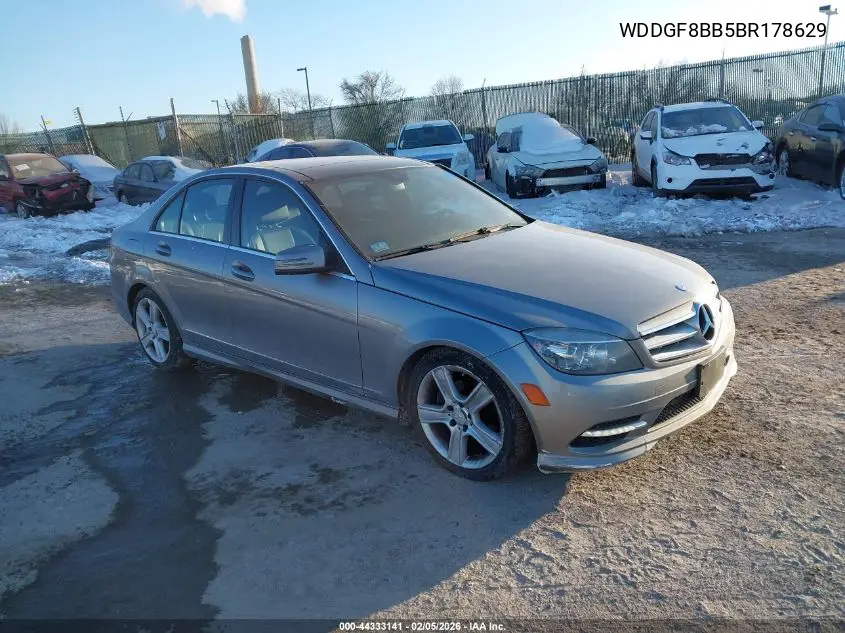 WDDGF8BB5BR178629 2011 Mercedes-Benz C 300 Sport 4Matic