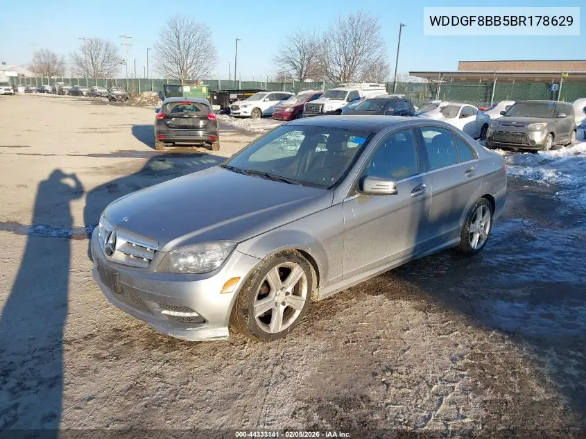 WDDGF8BB5BR178629 2011 Mercedes-Benz C 300 Sport 4Matic