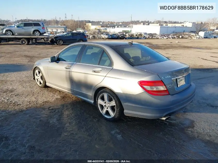 WDDGF8BB5BR178629 2011 Mercedes-Benz C 300 Sport 4Matic