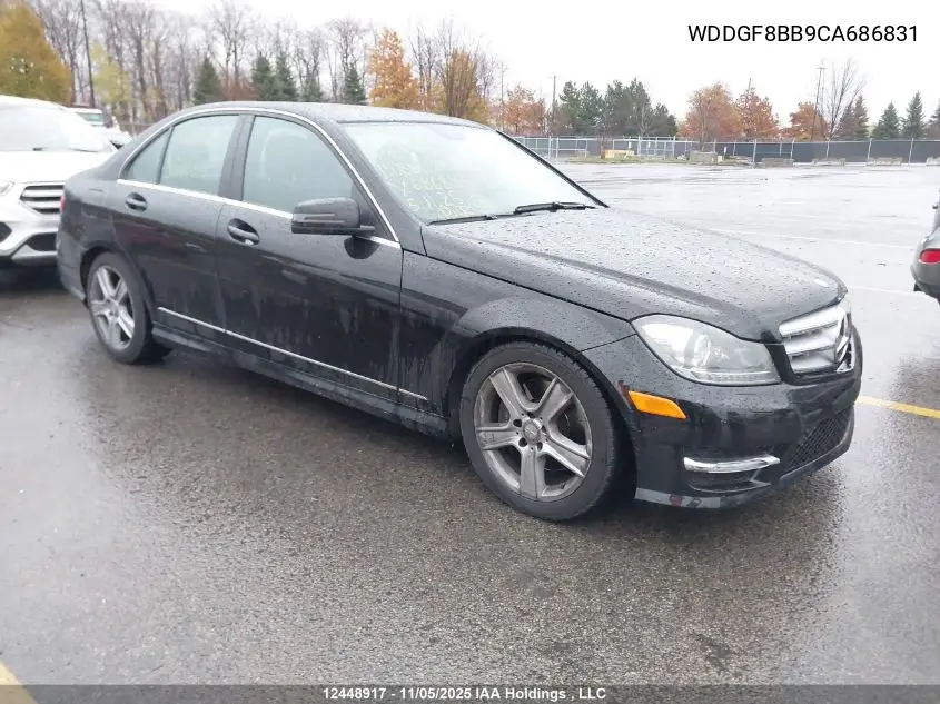 WDDGF8BB9CA686831 2012 Mercedes-Benz C 300 4Matic