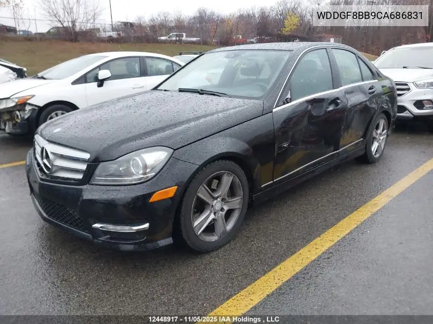 WDDGF8BB9CA686831 2012 Mercedes-Benz C 300 4Matic