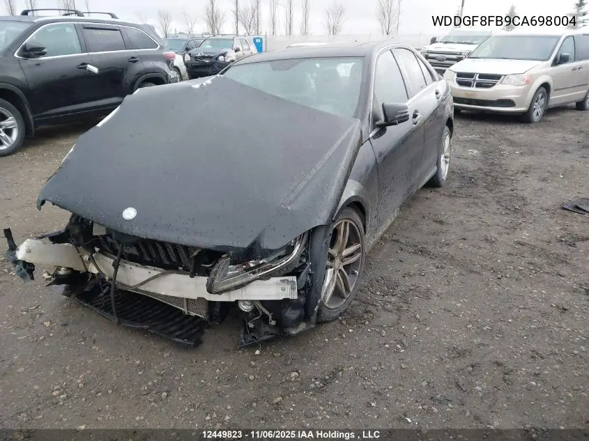 WDDGF8FB9CA698004 2012 Mercedes-Benz C 250 4Matic