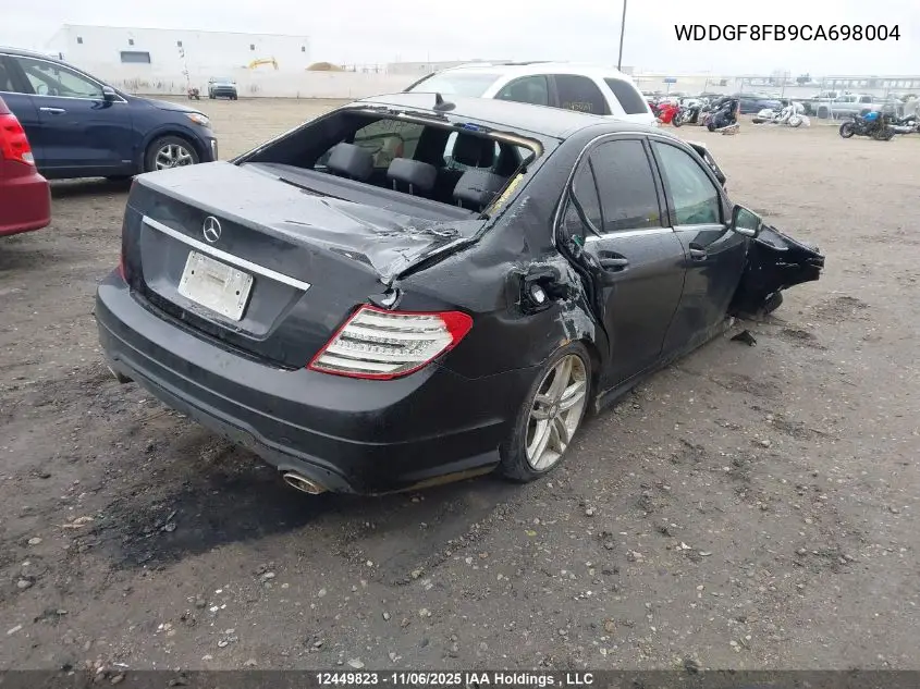 WDDGF8FB9CA698004 2012 Mercedes-Benz C 250 4Matic