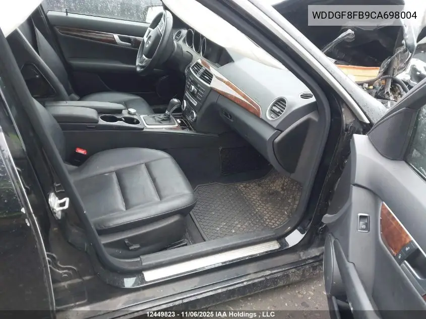 WDDGF8FB9CA698004 2012 Mercedes-Benz C 250 4Matic