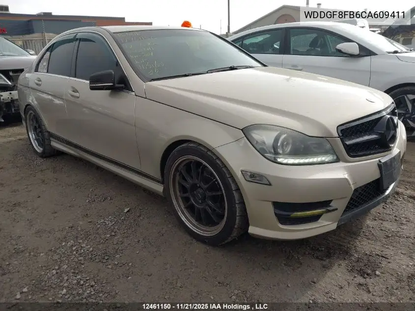 WDDGF8FB6CA609411 2012 Mercedes-Benz C 250 4Matic