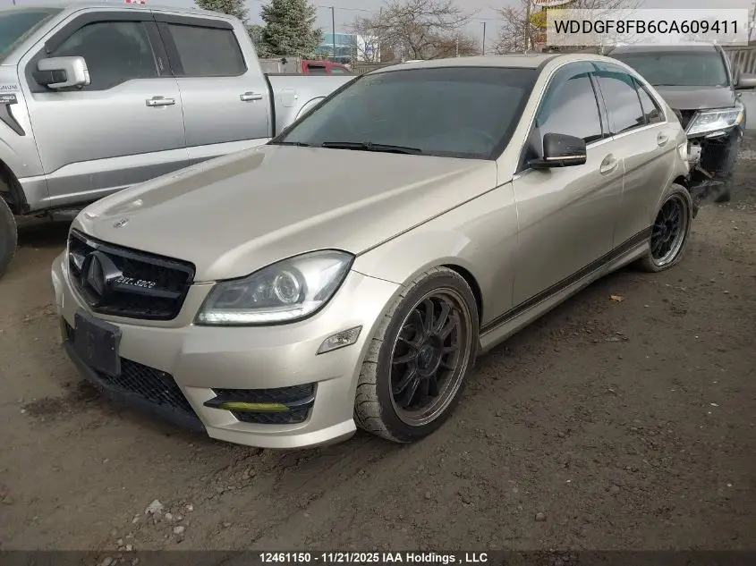 WDDGF8FB6CA609411 2012 Mercedes-Benz C 250 4Matic