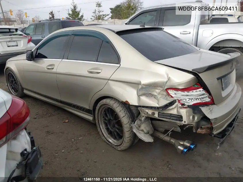 WDDGF8FB6CA609411 2012 Mercedes-Benz C 250 4Matic