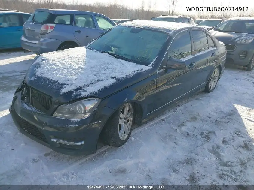 WDDGF8JB6CA714912 2012 Mercedes-Benz C 350 4Matic