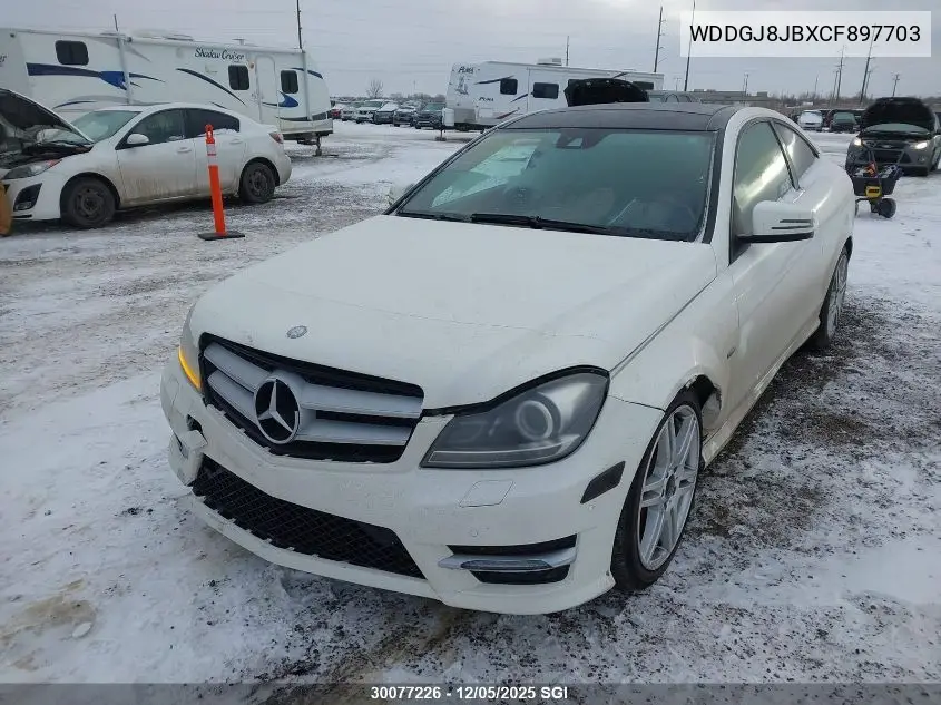 WDDGJ8JBXCF897703 2012 Mercedes-Benz C 350 4Matic