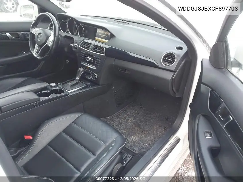 WDDGJ8JBXCF897703 2012 Mercedes-Benz C 350 4Matic