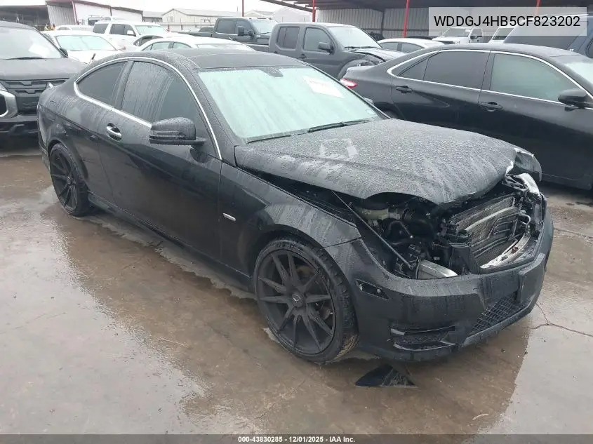 WDDGJ4HB5CF823202 2012 Mercedes-Benz C 250