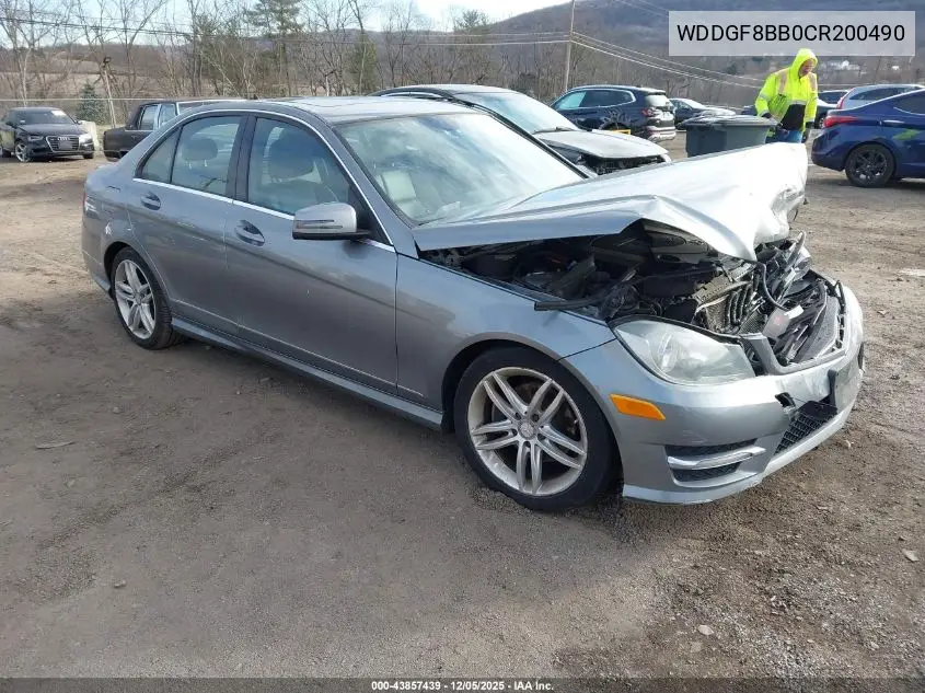 WDDGF8BB0CR200490 2012 Mercedes-Benz C 300 Sport 4Matic