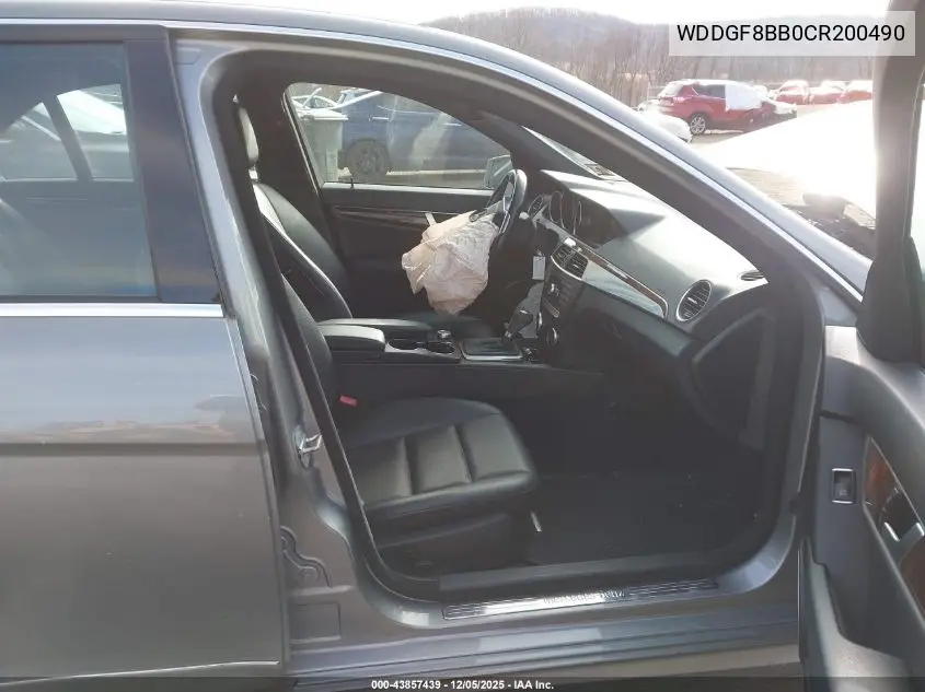 WDDGF8BB0CR200490 2012 Mercedes-Benz C 300 Sport 4Matic