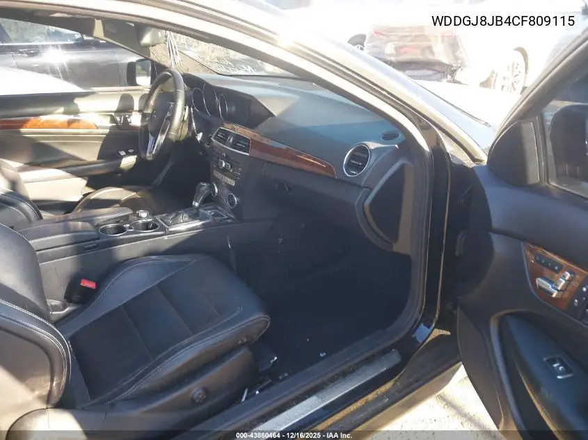 WDDGJ8JB4CF809115 2012 Mercedes-Benz C 350 Sport 4Matic
