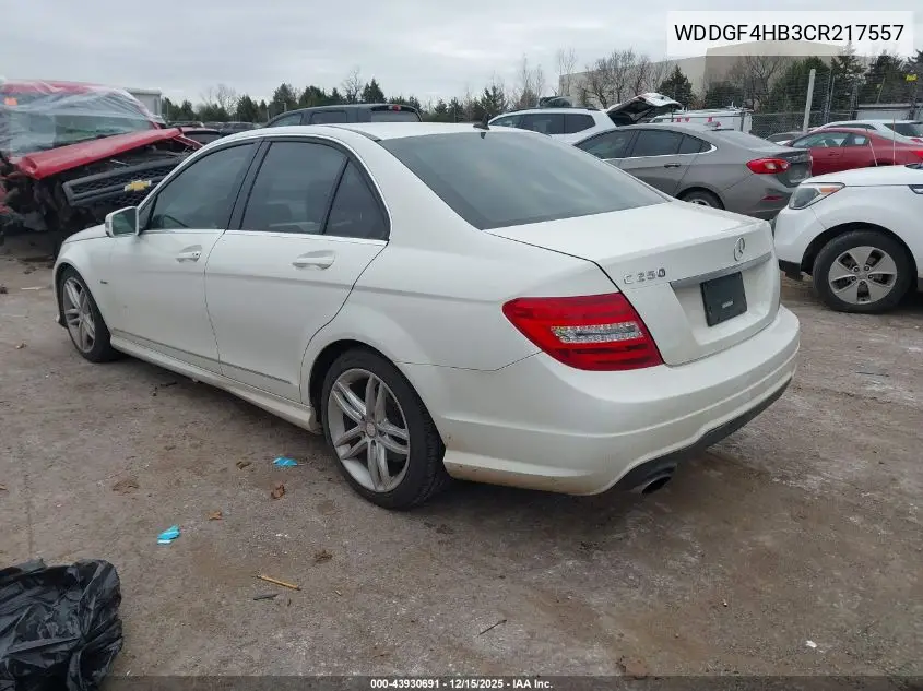 WDDGF4HB3CR217557 2012 Mercedes-Benz C 250 Sport