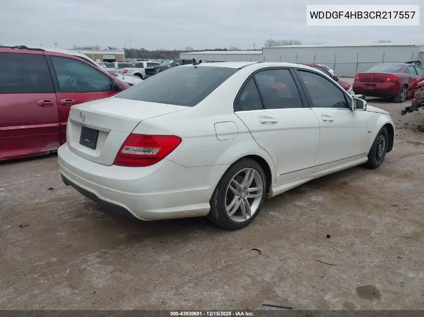 WDDGF4HB3CR217557 2012 Mercedes-Benz C 250 Sport