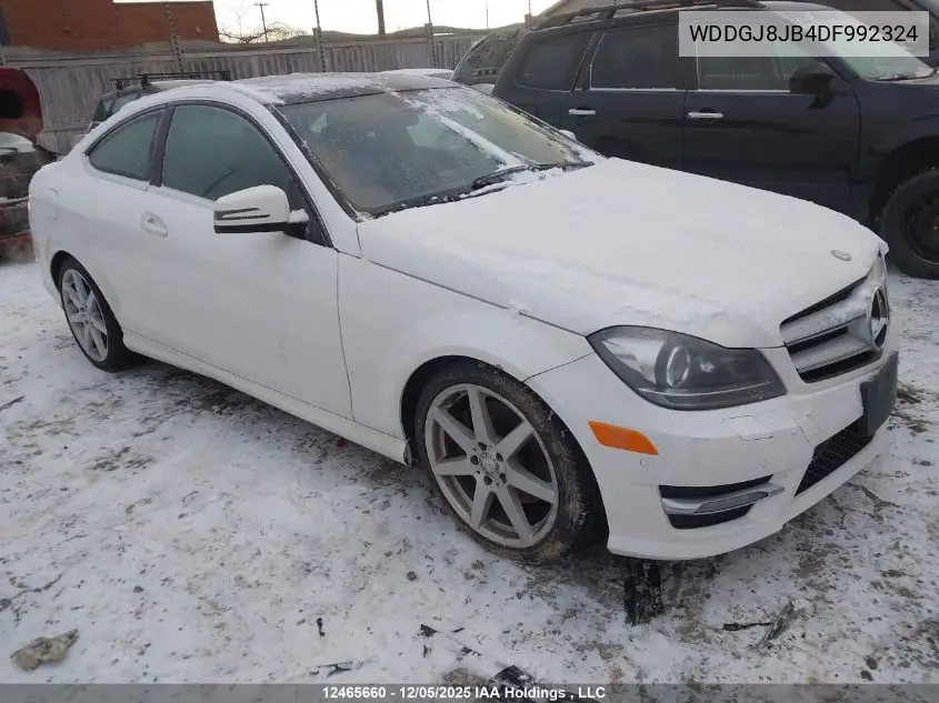 WDDGJ8JB4DF992324 2013 Mercedes-Benz C 350 4Matic