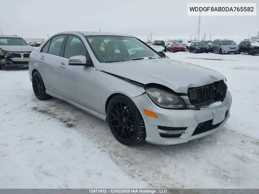 WDDGF8AB0DA765582 2013 Mercedes-Benz C 300 4Matic