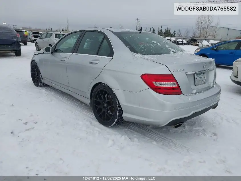 WDDGF8AB0DA765582 2013 Mercedes-Benz C 300 4Matic