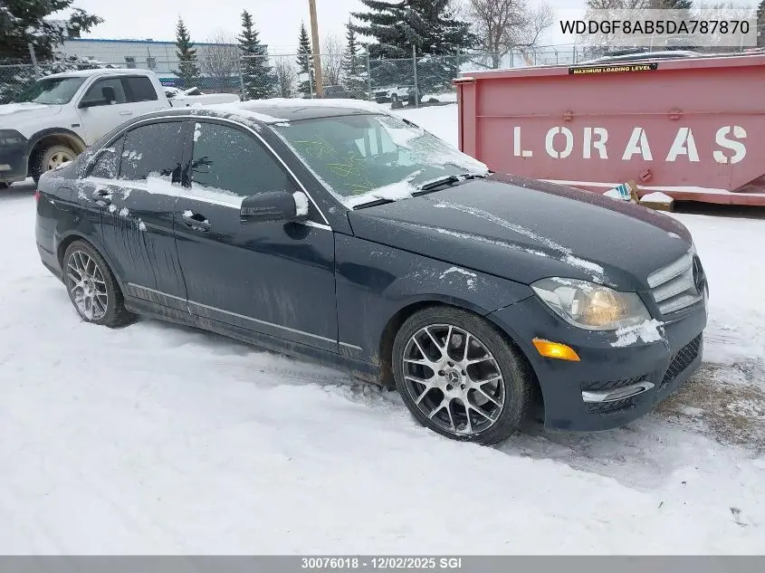 WDDGF8AB5DA787870 2013 Mercedes-Benz C 300 4Matic