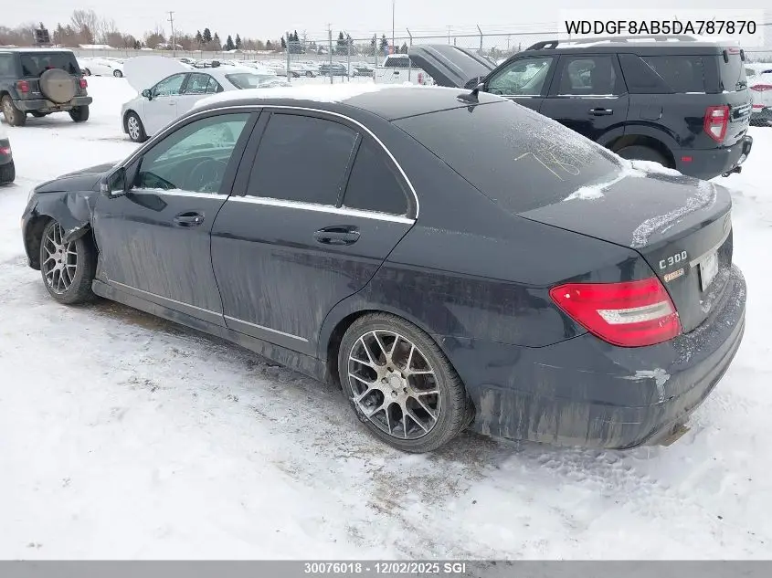 WDDGF8AB5DA787870 2013 Mercedes-Benz C 300 4Matic