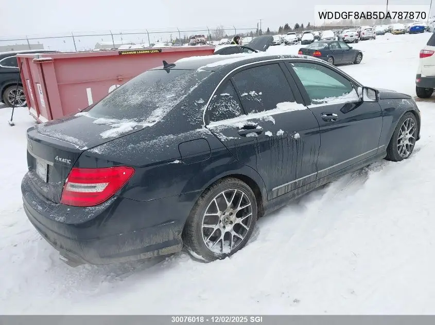 WDDGF8AB5DA787870 2013 Mercedes-Benz C 300 4Matic
