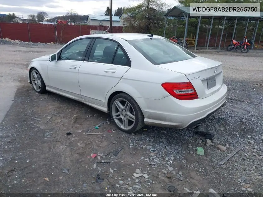 WDDGF8AB2DR265750 2013 Mercedes-Benz C 300 Luxury 4Matic/Sport 4Matic