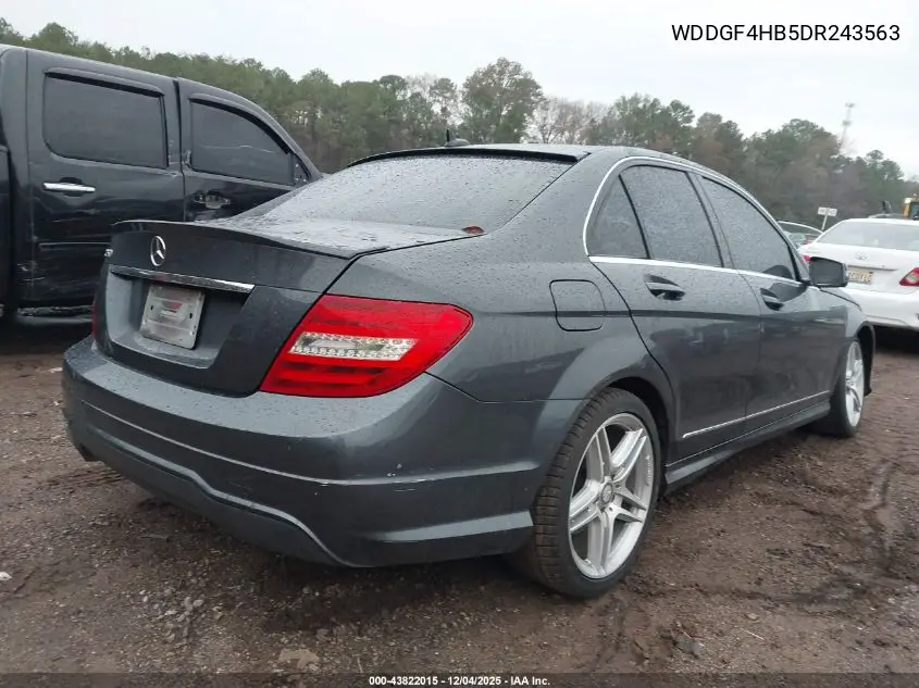 WDDGF4HB5DR243563 2013 Mercedes-Benz C 250 Sport