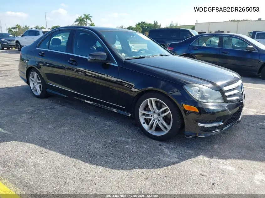 WDDGF8AB2DR265053 2013 Mercedes-Benz C 300 4Matic