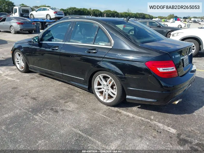 WDDGF8AB2DR265053 2013 Mercedes-Benz C 300 4Matic
