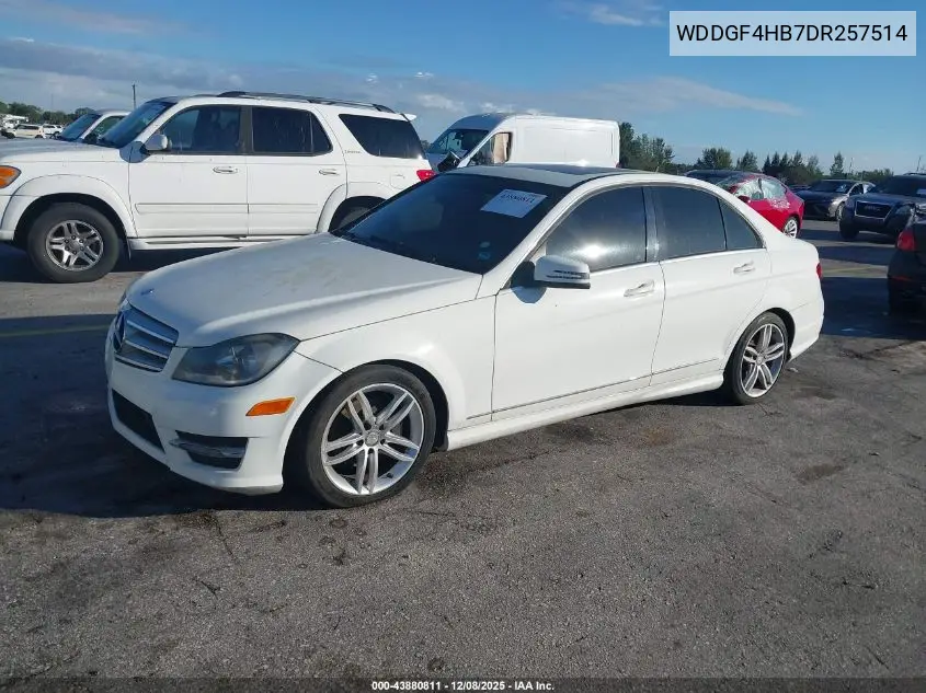 WDDGF4HB7DR257514 2013 Mercedes-Benz C 250 Sport