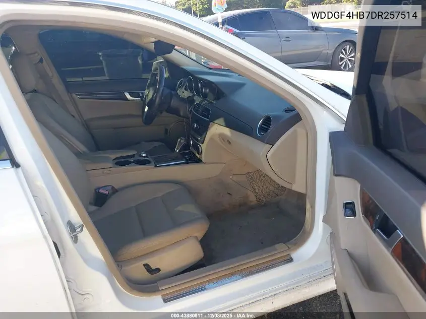 WDDGF4HB7DR257514 2013 Mercedes-Benz C 250 Sport
