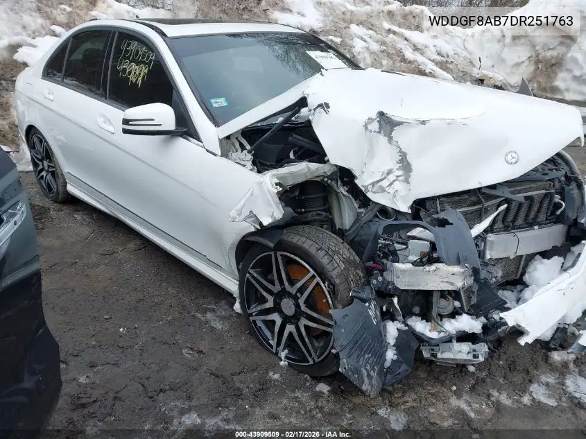 WDDGF8AB7DR251763 2013 Mercedes-Benz C 300