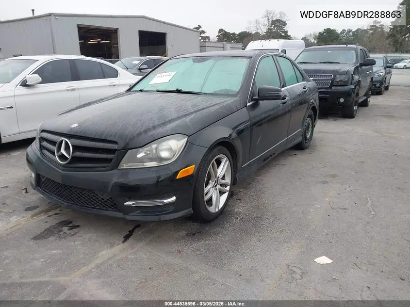 WDDGF8AB9DR288863 2013 Mercedes-Benz C 300 Sport 4Matic