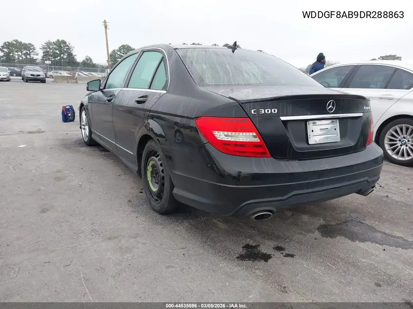WDDGF8AB9DR288863 2013 Mercedes-Benz C 300 Sport 4Matic