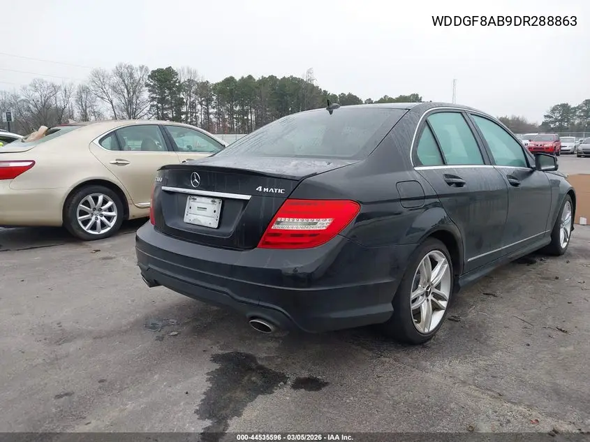 WDDGF8AB9DR288863 2013 Mercedes-Benz C 300 Sport 4Matic