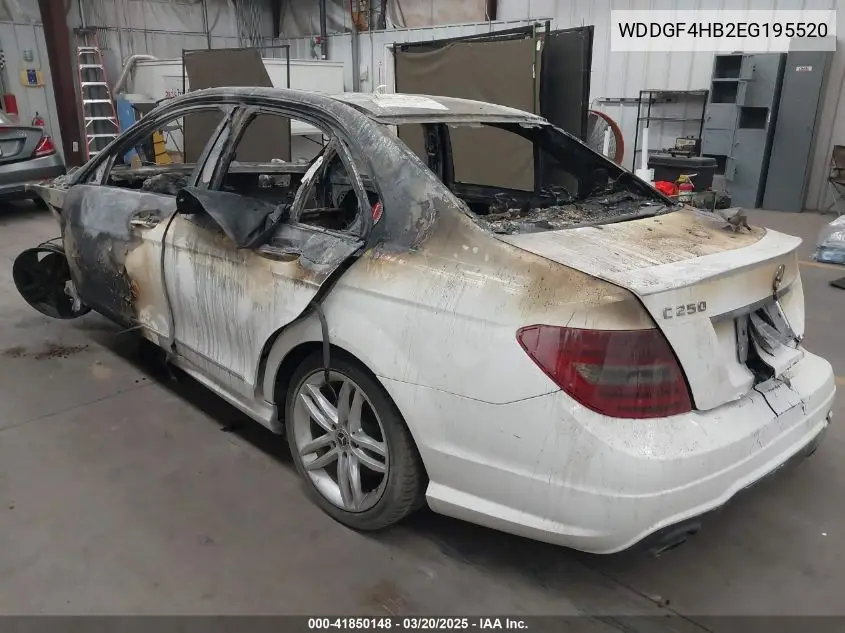 WDDGF4HB2EG195520 2014 Mercedes-Benz C 250 Luxury/Sport