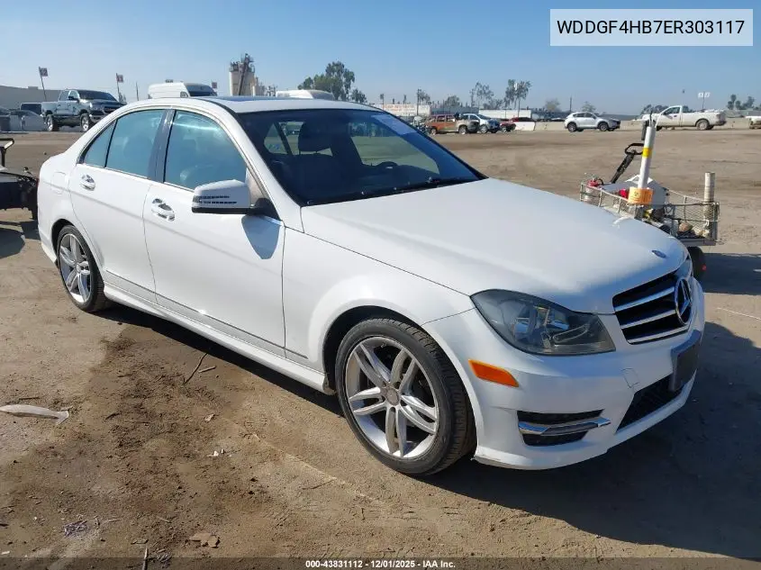 WDDGF4HB7ER303117 2014 Mercedes-Benz C 250 Sport