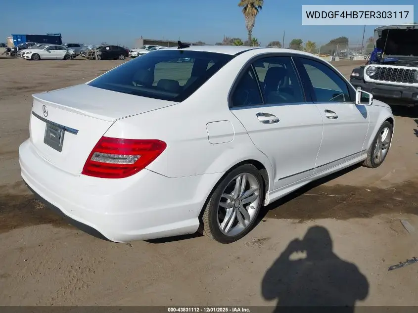 WDDGF4HB7ER303117 2014 Mercedes-Benz C 250 Sport