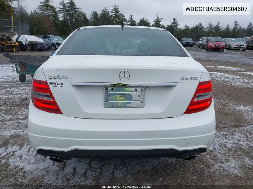 WDDGF8AB5ER304607 2014 Mercedes-Benz C 300 Sport 4Matic