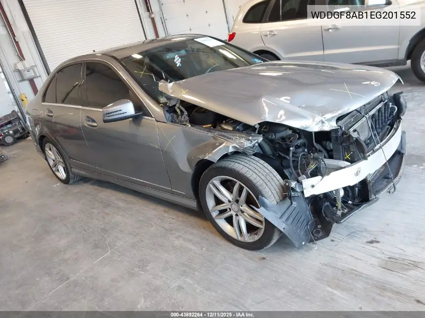 WDDGF8AB1EG201552 2014 Mercedes-Benz C 300 Sport 4Matic