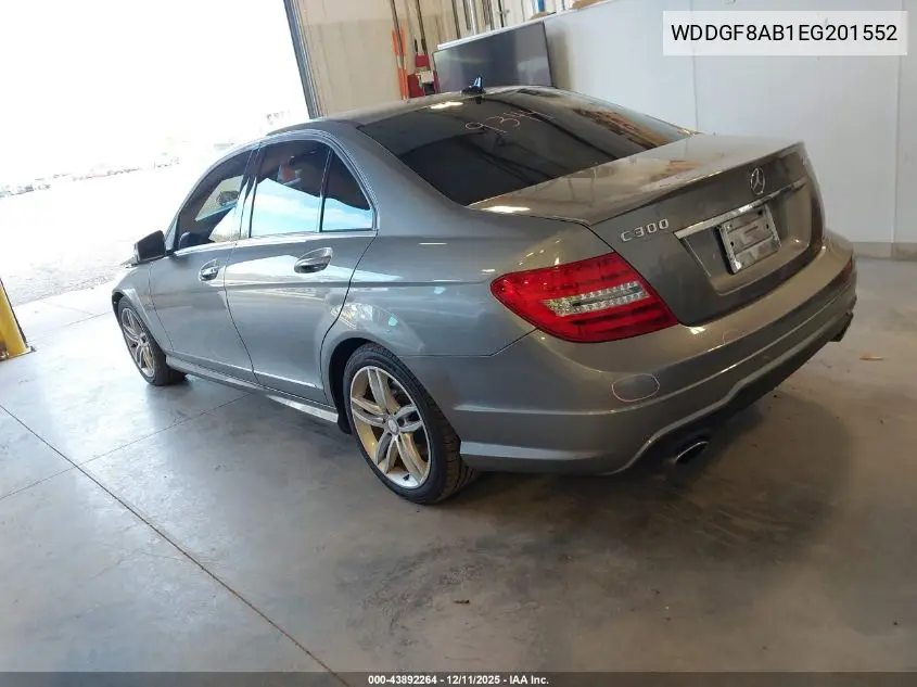 WDDGF8AB1EG201552 2014 Mercedes-Benz C 300 Sport 4Matic