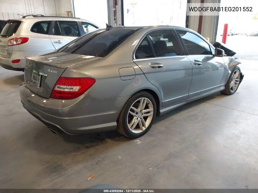 WDDGF8AB1EG201552 2014 Mercedes-Benz C 300 Sport 4Matic