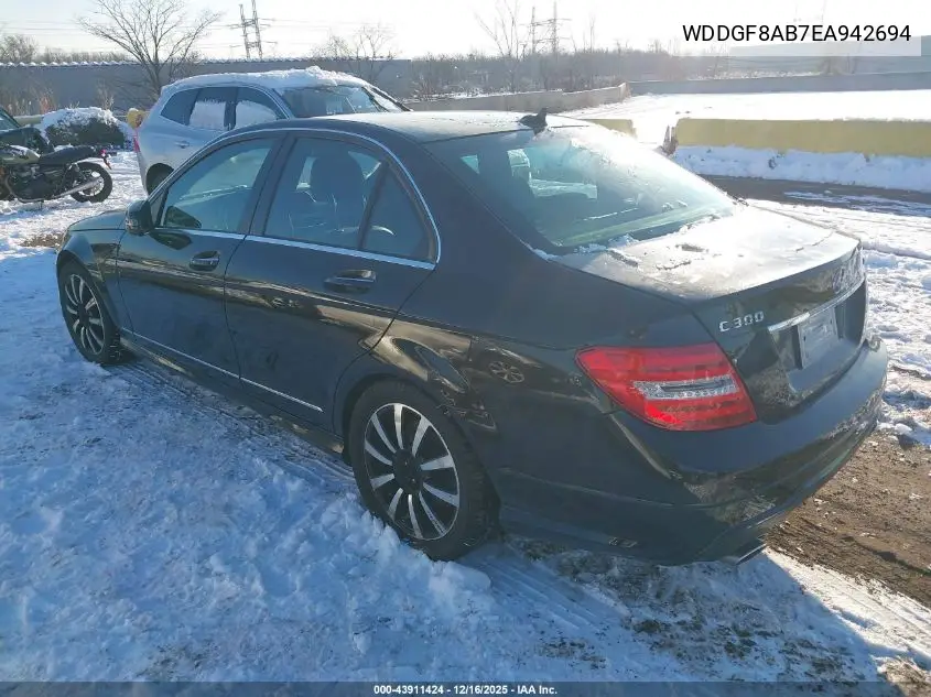 WDDGF8AB7EA942694 2014 Mercedes-Benz C 300 Sport 4Matic