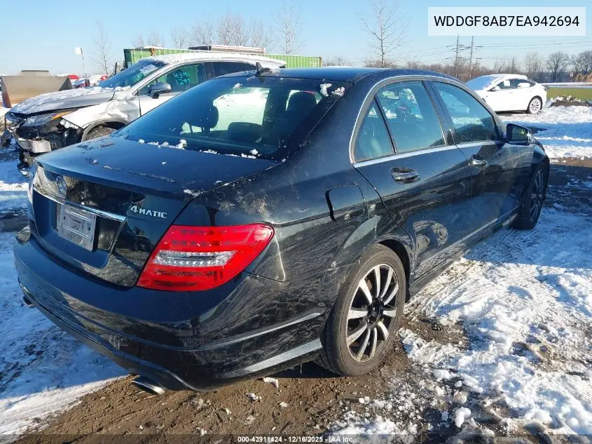 WDDGF8AB7EA942694 2014 Mercedes-Benz C 300 Sport 4Matic